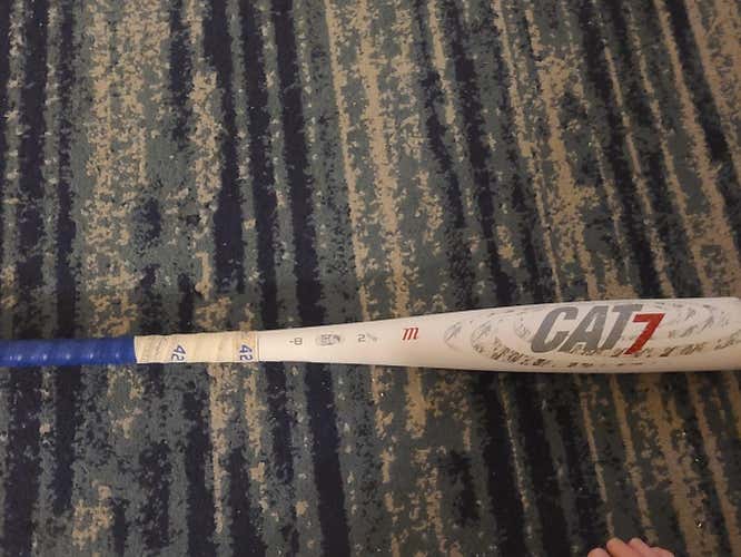 Used Kid Pitch (9YO-13YO) USSSA Certified 2017 Marucci Alloy CAT 7 Bat (-8) 21 oz 29"