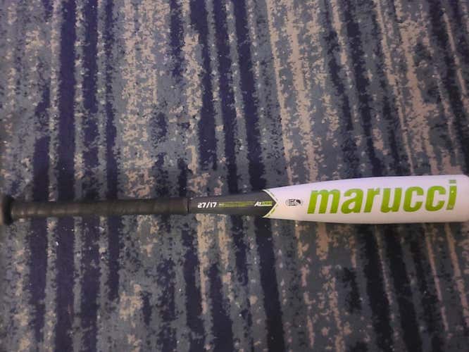 Used Kid Pitch (9YO-13YO) USSSA Certified 2017 Marucci Alloy Hex Alloy Bat (-10) 17 oz 27"