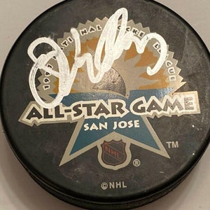 JOHN VANBIESBROUCK 1997 All Star Game AUTOGRAPHED Signed NHL Hockey Puck COA