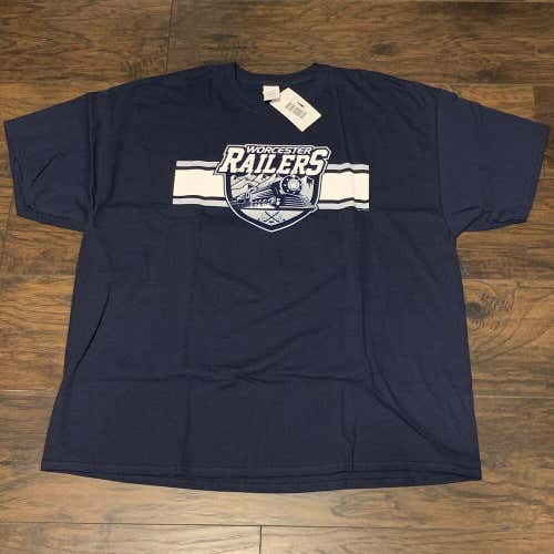 Connor Doherty #28 Worcester Railers ECHL Hockey T-Shirt Size XXL