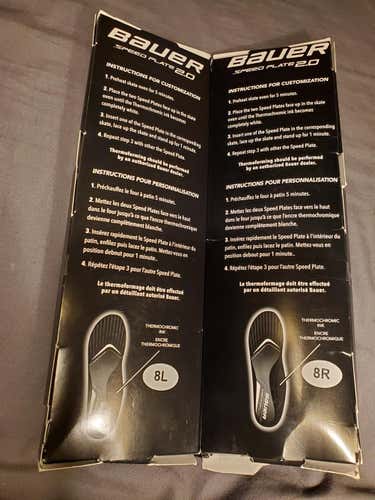 New Bauer Speed Plate 2.0 Size 8