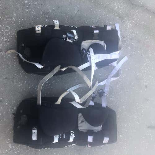 Red Youth 24" Bauer Goalie Leg Pads