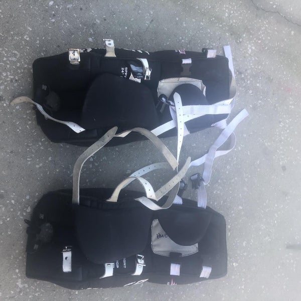 Red Youth 24" Bauer Goalie Leg Pads