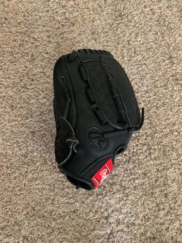 Black High School/College Pitcher's Heart of the Hide 12" Baseball Glove