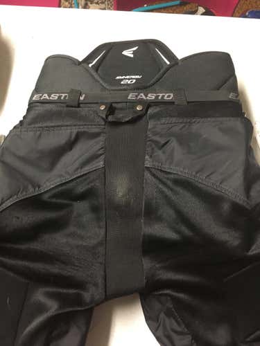 Black Used Junior Medium Easton Synergy 20 Hockey Pants