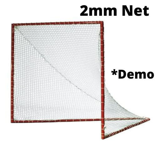 Official Lacrosse Goal w/ 2mm White Net 6x6x7 *Demo* T-Goal