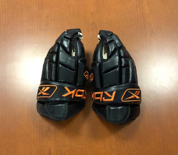 Black New Senior Reebok Gloves 14" Pro Stock - Anaheim Era