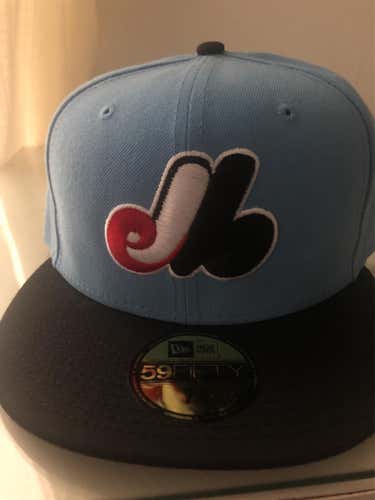 Blue Adult 7 3/8 New Era Hat