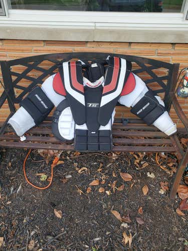 Used Senior Large Sher-Wood Goalie Chest Protector
