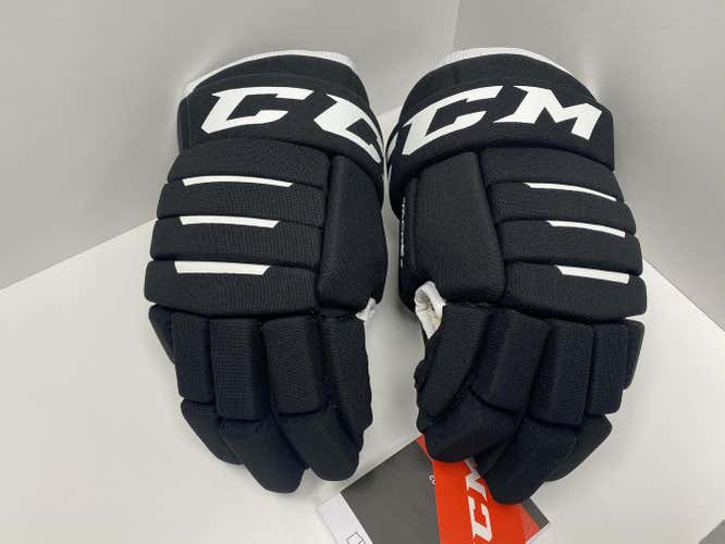 Black New Senior CCM Tacks 4R2 Gloves 14"