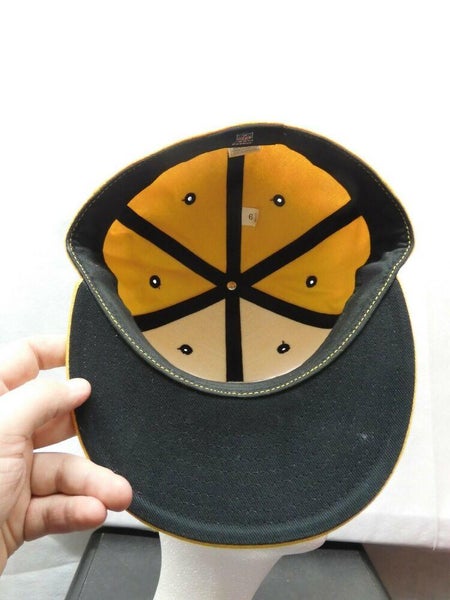 VTG 90s Pittsburgh Steelers Fitted Hat Cap by #1 Apparel NFL Football Sz 7  1/8