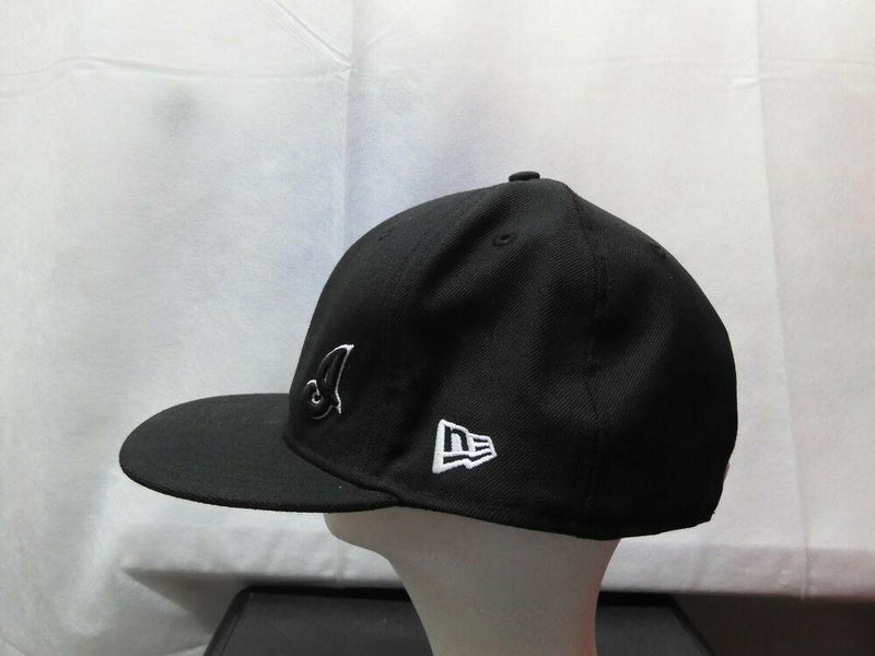 Cleveland Indians on Black 59FIFTY Black New Era Fitted Hat