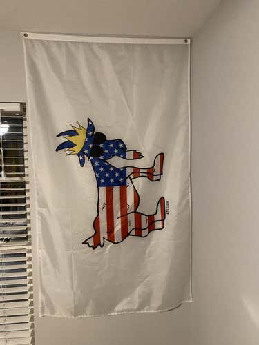 USA goat flag