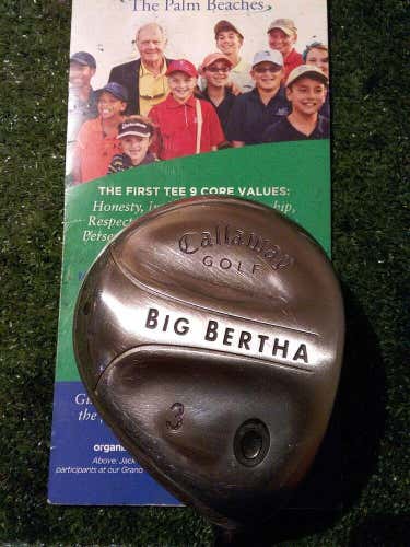 Callaway Ladies 2002 Big Bertha 3 Wood Gems Graphite Shaft