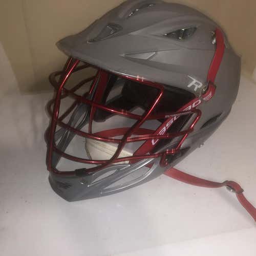 Gray Adult Player's Cascade R Helmet
