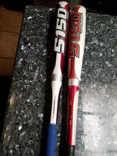 Used High School/College BBCOR Certified Rawlings Alloy 5150 Bat (-3) 29 oz 32"