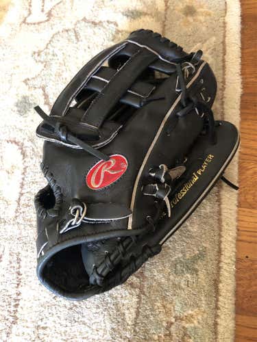 Black High School/College Outfield Heart of the Hide 12.75" Baseball Glove