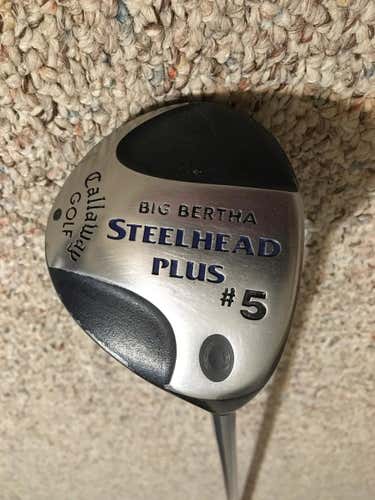 Used Callaway Big Bertha Stealhead Plus 5 Wood Right Handed Regular Flex