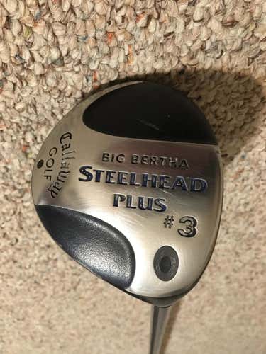 Used Callaway Big Bertha Stealhead Plus 3 Wood Right Handed Regular Flex