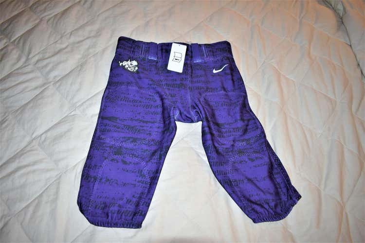 NWT - TCU Horned Frogs Nike Vapor Football Pants (Sample), Youth Large