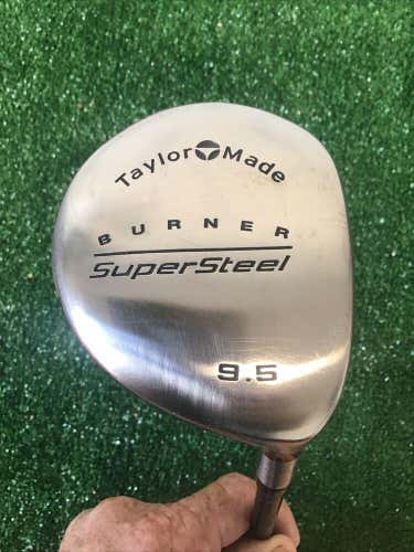 TaylorMade Burner SuperSteel Driver 9.5* With S-90 Stiff Graphite Shaft