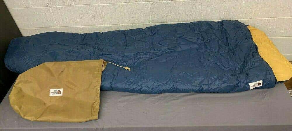 Vintage The North Face Brown Label Synthetic Fill Mummy Left-Zip Sleeping Bag