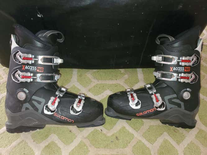 Used Men's Salomon Ski X Access R60 Ski Boots (Wide, Flexible boot)