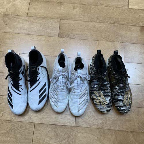 Adidas Football Cleats Bundle. 3 Pairs, all Men’s 11.5
