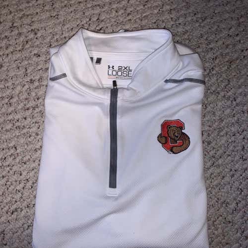 Cornell University Men’s Under Armour White 1/4 Zip XXL