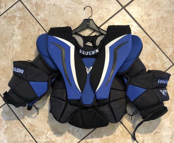 Vaughn Velocity V6 1000 Pro Goalie Chest Protector Intermediate Large Used