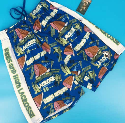 New Small Flow Society Lacrosse Eggs and Ham Shorts