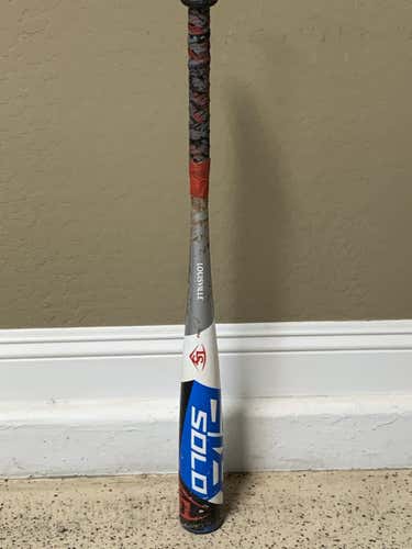 Used BBCOR Certified 2018 Louisville Slugger Alloy Solo 618 Bat (-3) 29 oz 32"