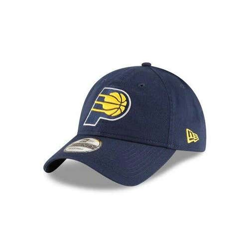 Indiana Pacers New Era 9TWENTY NBA Navy Adjustable Strapback Dad Cap Hat 920