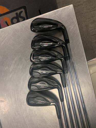 Men's Right Handed Steelhead XR Stiff Flex Steel Shaft Iron Set