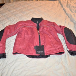 MotoGP Protective Moto Jacket w/liner, Red, Women's Medium