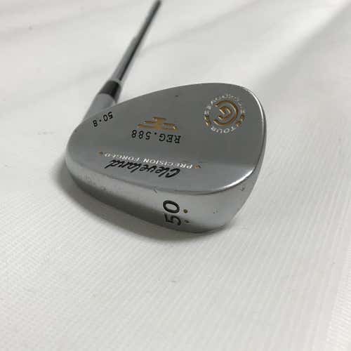 Used Cleveland Reg 588 50 8 50 Degree Steel Regular Golf Wedges