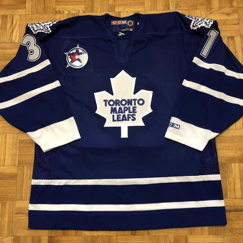 Curtis Joseph CuJo Toronto Maple Leafs CCM Size XL Jersey 2000 Patch