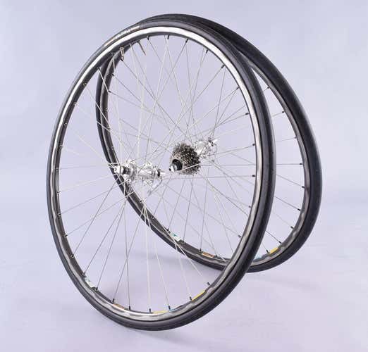 Mavic Open 4 CD Wheelset Mavic 500 Hubs 700c Clincher Sachs Maillard 8 Speed