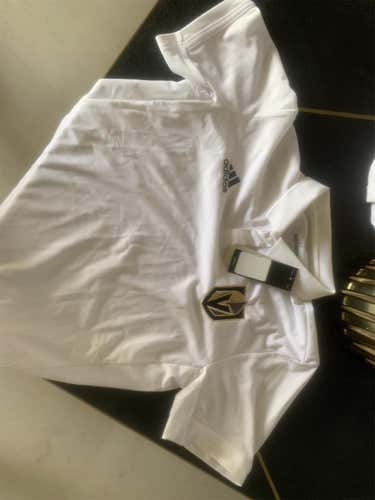 White Adult Medium Adidas Shirts