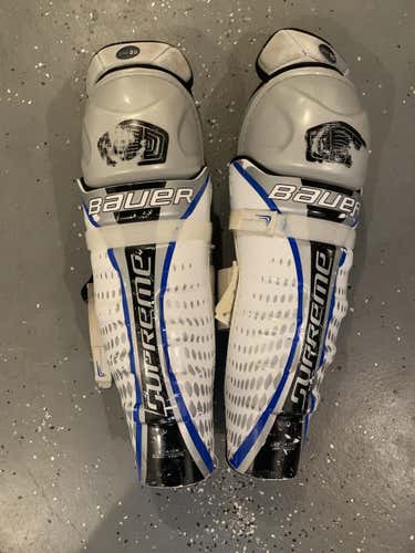 Used Bauer Supreme One55 Shin Pads 16"