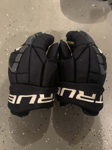 Navy Blue Used True XC5 Gloves 14"