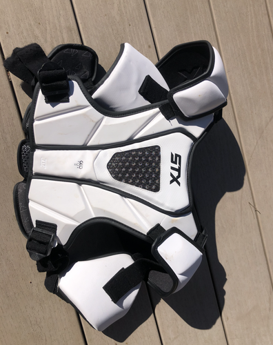 Used Large STX Cell IV Lacrosse Shoulder Pads - used maybe 4 times.  Great condition