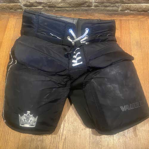 Black Senior Large LA Kings Vaughn Pro Stock Hockey Goalie Pants