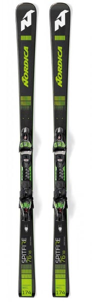 New Nordica Spitfire 76 RB 168cm Skis With Marker 12 Bindings