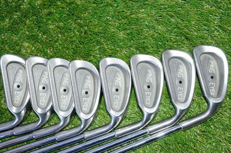 Ping 	Eye 2 Black Dot	3-W Iron Set	Right Handed 	37"	Steel 	Stiff	New Grip