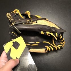 Gold Kid Pitch (9YO-13YO) Infield Diablo Dark 11.5" Baseball Glove