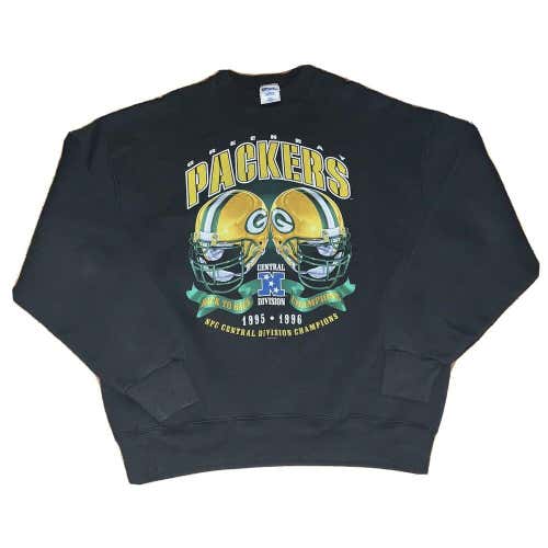 Vintage Pro Player Green Bay Packers 1996 NFC Super Bowl Sweatshirt Crewneck XXL