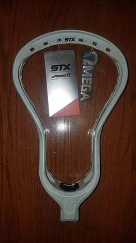 !!SALE!! $29 !!SALE!! New 'White' STX Unstrung Hammer Omega Head *with (1) FREE Shogun Mesh