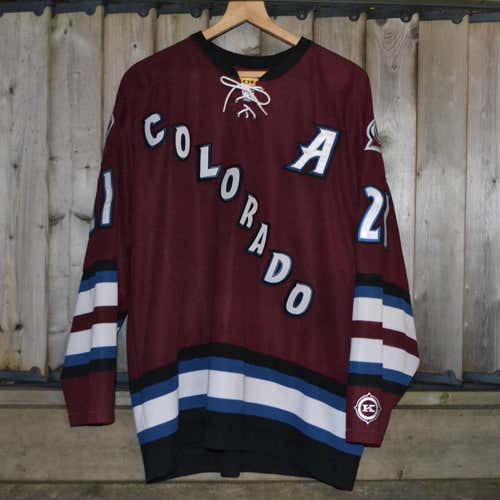 Vintage Peter Forsberg Colorado Avalanche Jersey