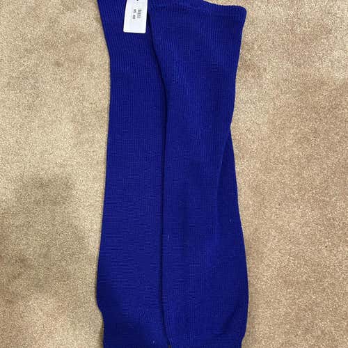 Blue CCM Knit Practice Socks (2 Sock Bundle)